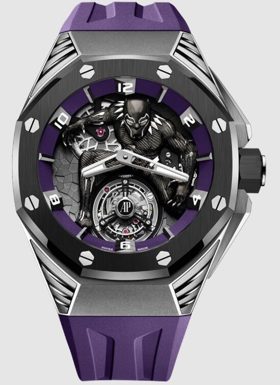 Replica AP Watch Audemars Piguet ROYAL OAK CONCEPT BLACK PANTHER FLYING TOURBILLON 26620IO.OO.D077CA.01